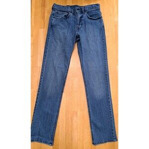 prAna Feener Mens Size 30 Rinse Wash Slim Straight Stretch Jeans Organic Cotton